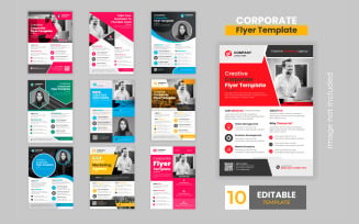 Corporate business flyer template design flyer template or Creative business event flyer design