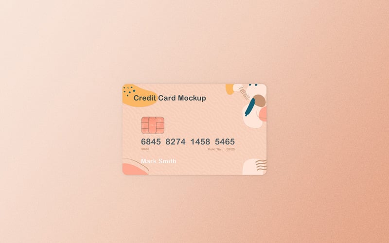 Credit Card Mockup PSD Template Vol 01 Product Mockup