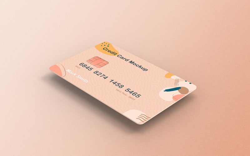 Credit Card Mockup PSD Template Vol 03 Product Mockup