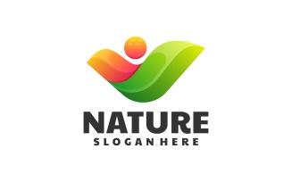 Nature Gradient Logo Style 4