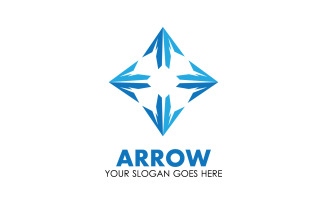 Arrow Vector Illustration Icon Template V2