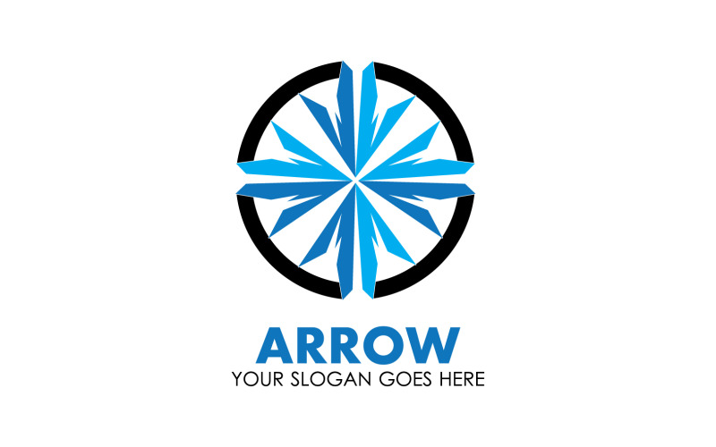Arrow Vector Illustration Icon Template V3 Logo Template