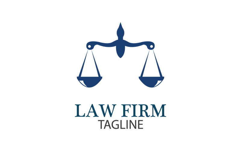 Law Firm Logo And Icon Design Template Vector 14 Logo Template