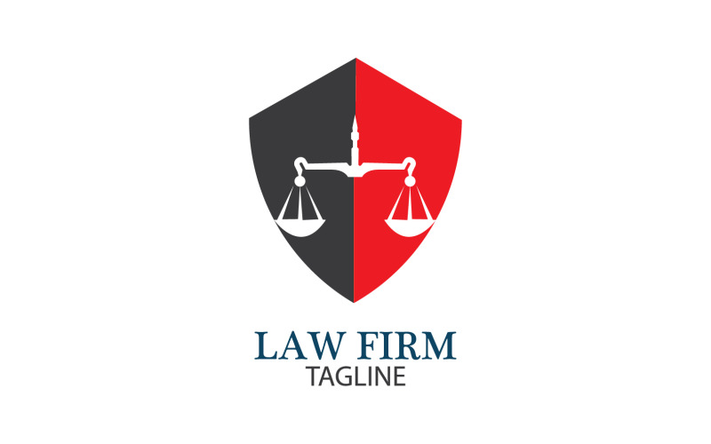 Law Firm Logo And Icon Design Template Vector 23 Logo Template