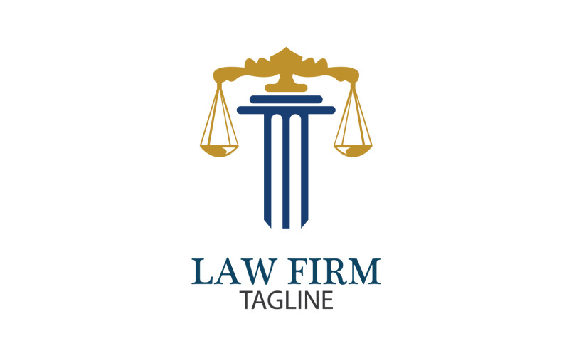 Law Firm Logo And Icon Design Template Vector 25 Logo Template