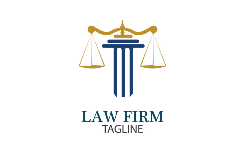 Law Firm Logo And Icon Design Template Vector 26 Logo Template