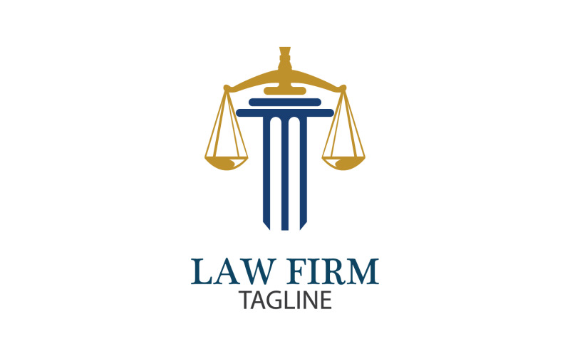 Law Firm Logo And Icon Design Template Vector 27 Logo Template