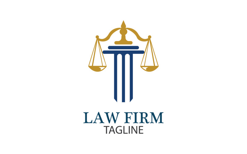 Law Firm Logo And Icon Design Template Vector 28 Logo Template