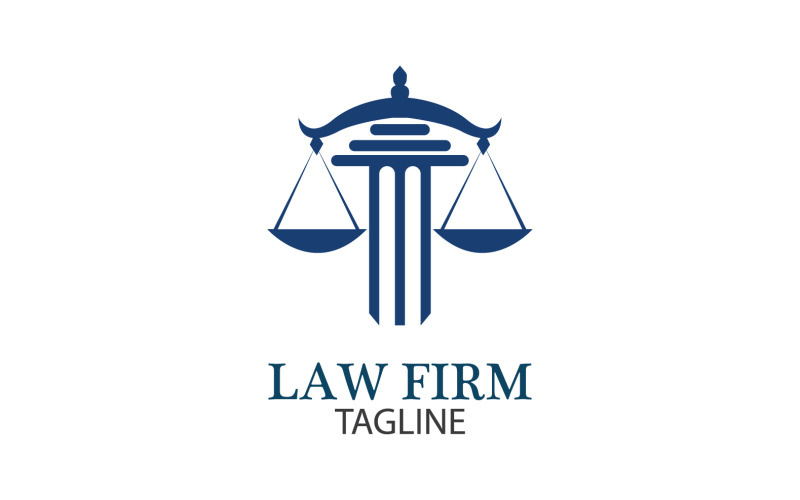 Law Firm Logo And Icon Design Template Vector 29 Logo Template
