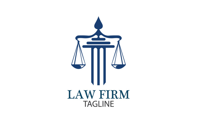 Law Firm Logo And Icon Design Template Vector 32 Logo Template