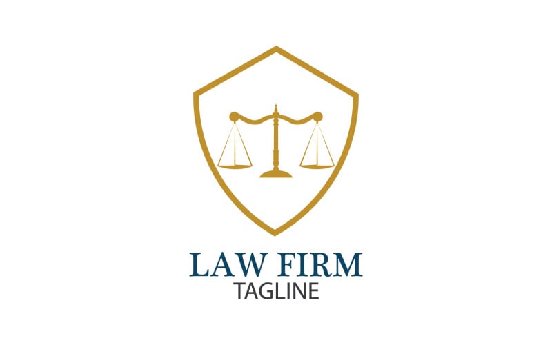 Law Firm Logo And Icon Design Template Vector 6 Logo Template