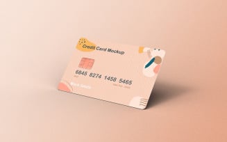 Credit Card Mockup PSD Template Vol 05