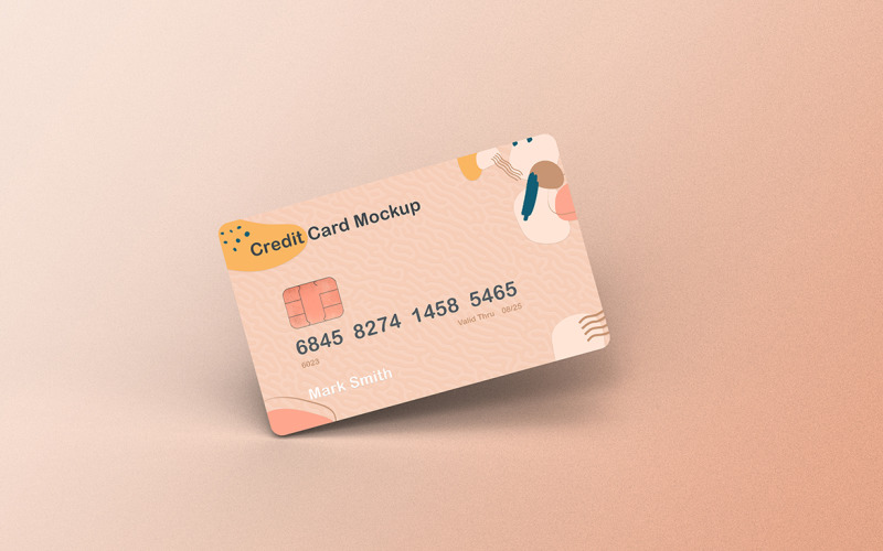 Credit Card Mockup PSD Template Vol 07 Product Mockup