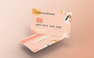 Credit Card Mockup PSD Template Vol 12