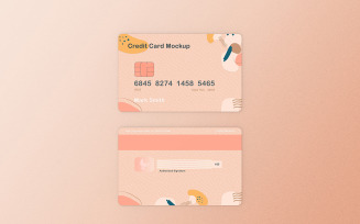 Credit Card Mockup PSD Template Vol 15