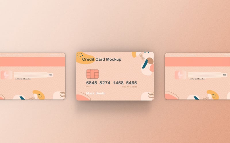 Credit Card Mockup PSD Template Vol 22 Product Mockup