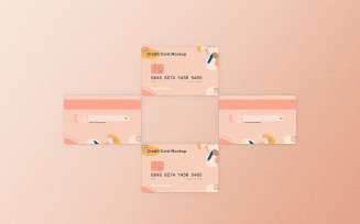 Credit Card Mockup PSD Template Vol 26