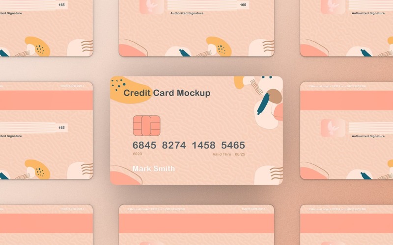 Credit Card Mockup PSD Template Vol 28 Product Mockup