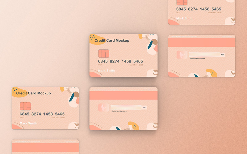 Credit Card Mockup PSD Template Vol 30 Product Mockup