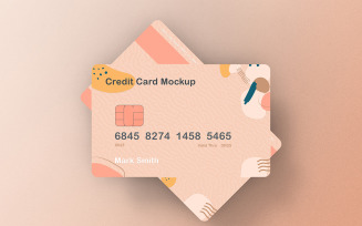 Credit Card Mockup PSD Template Vol 35