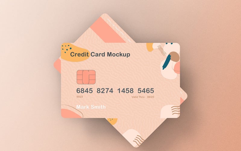 Credit Card Mockup PSD Template Vol 35 Product Mockup