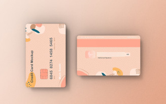 Credit Card Mockup PSD Template Vol 46