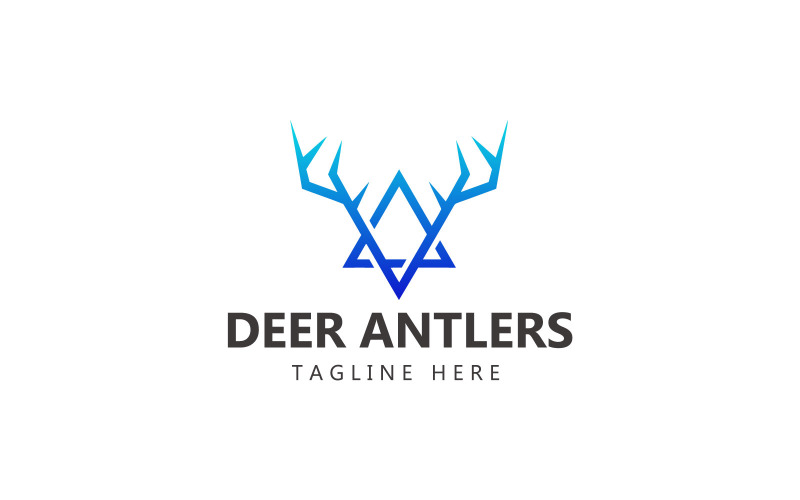 Deer Antlers Logo And The Forest Logo Template