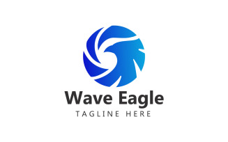 Eagle Logo And Wave Eagle Logo Template