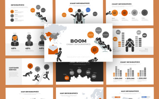 Boom Chart Infographic Analytics Google Slides Template