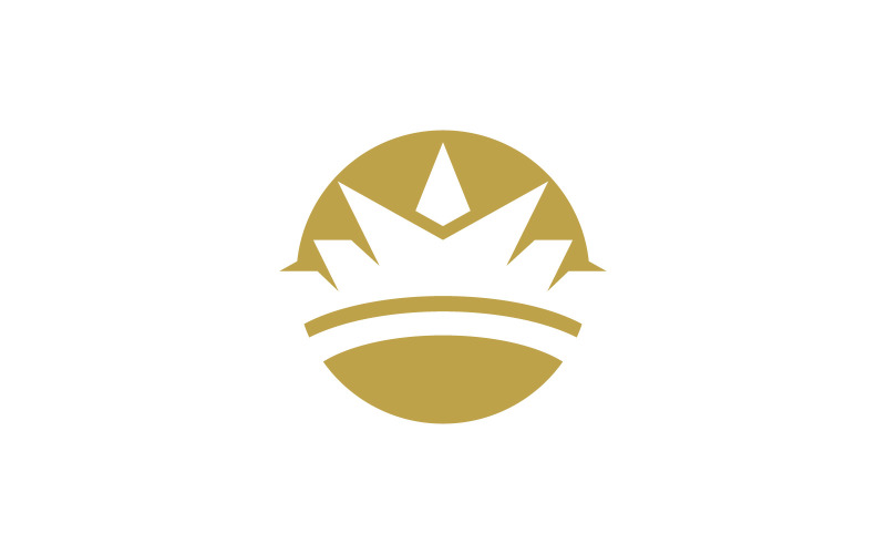 Crown Concept Logo Design Template V5 Logo Template