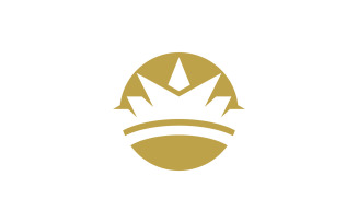 Crown Concept Logo Design Template V5