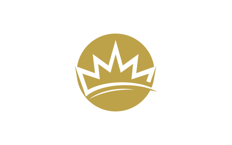 Crown Concept Logo Design Template V6 Logo Template