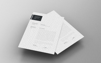 Flyer and Letter Mockup PSD Template Vol 40