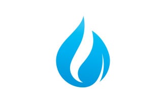 water drop nature Logo Template vector illustration design V2