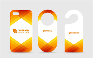 Brand identity stationery template