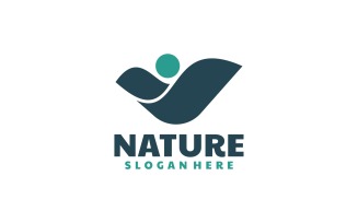 Nature Silhouette Logo Style