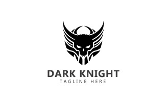 Dark Warrior Logo And Dark Knight Logo Template