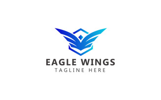 Eagle Logo And Eagle Wings Logo Template