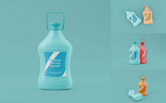 Product Template Bottle Mockup 1