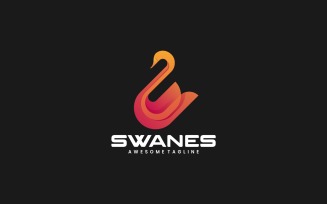 Swan Gradient Colorful Logo Vol.4