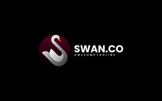 Swan Gradient Logo Design 7
