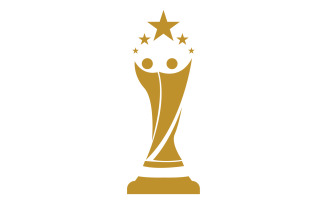 Golden Trophy Cups And Awards Logo 11