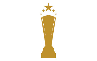 Golden Trophy Cups And Awards Logo 12