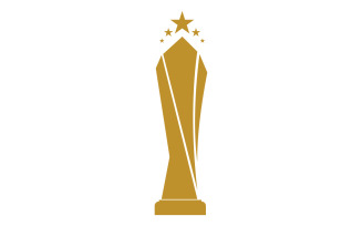 Golden Trophy Cups And Awards Logo 13