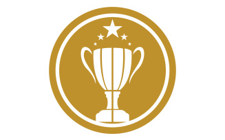Golden Trophy Cups And Awards Logo 14