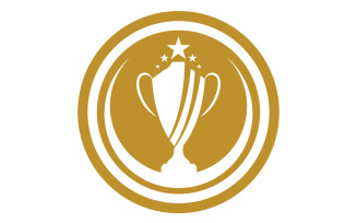 Golden Trophy Cups And Awards Logo 15