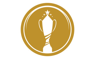 Golden Trophy Cups And Awards Logo 16