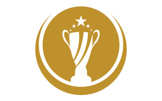 Golden Trophy Cups And Awards Logo 17
