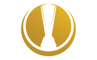 Golden Trophy Cups And Awards Logo 20