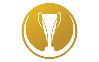 Golden Trophy Cups And Awards Logo 21